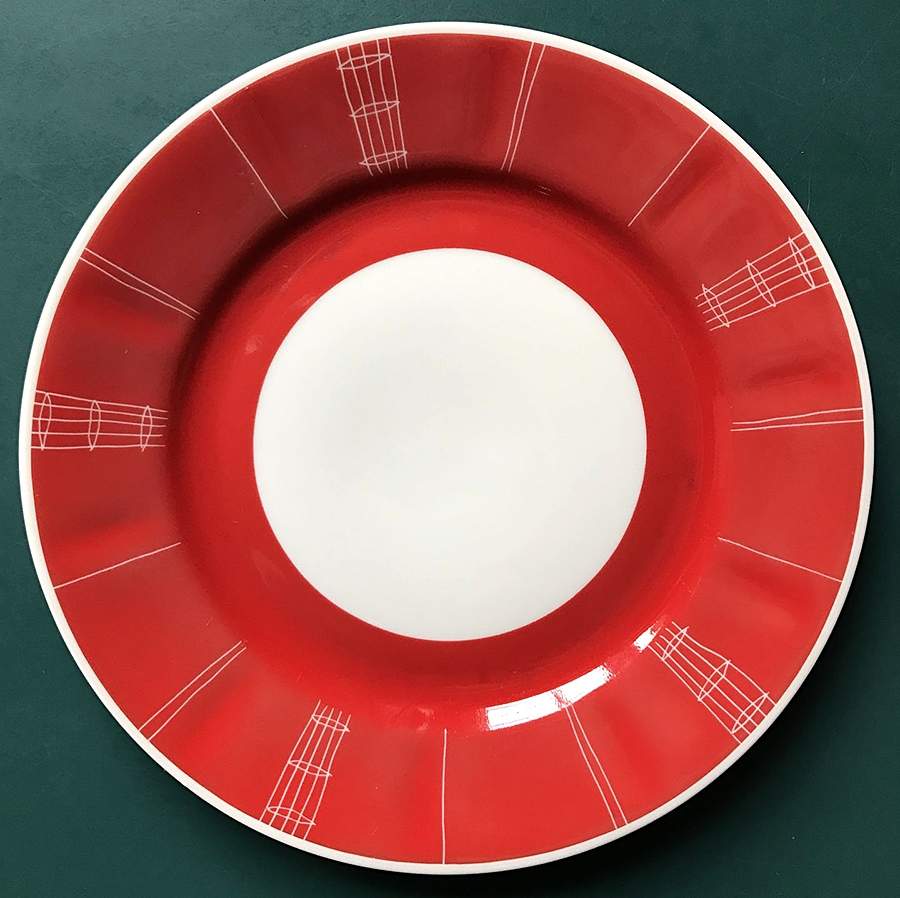 WLB124 Dessert/Pie Plate by Walbrzych-1