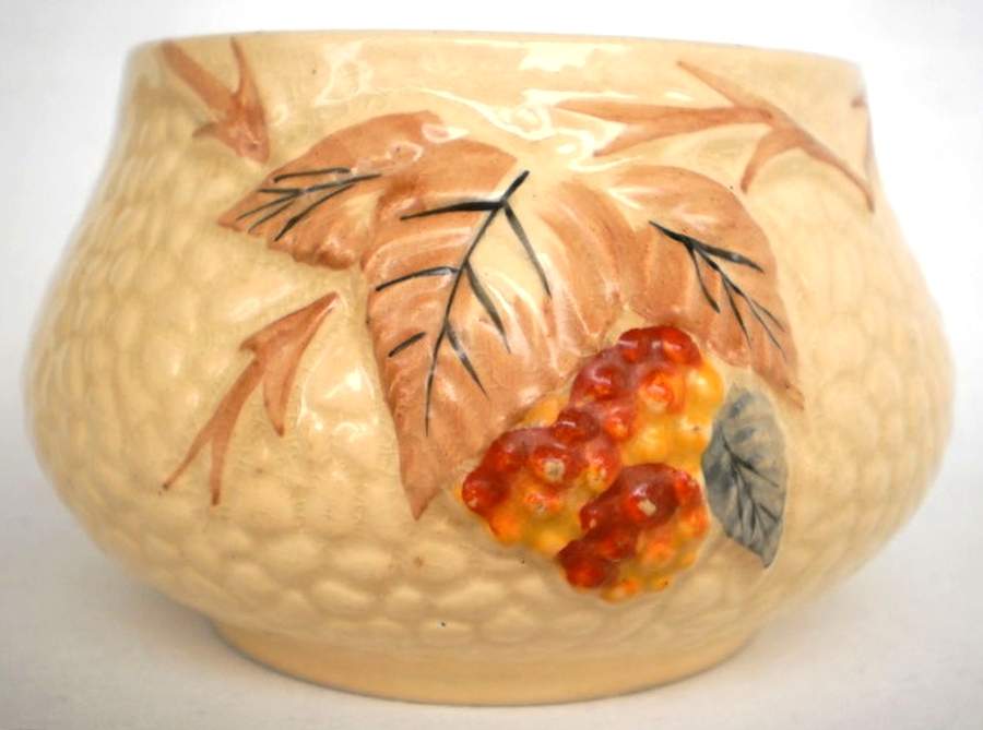 Bramble Variation 2 Autumn Tints Sugar Bowl No Lid by Wade (England)-1