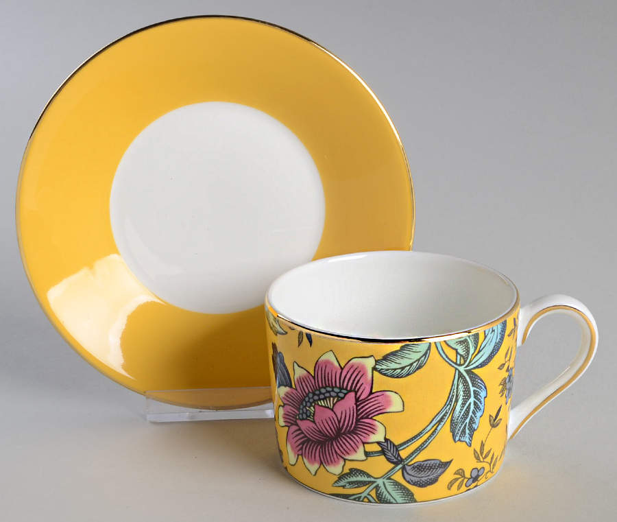 Wonderlust Flat Cup & Saucer Set by Wedgwood-1