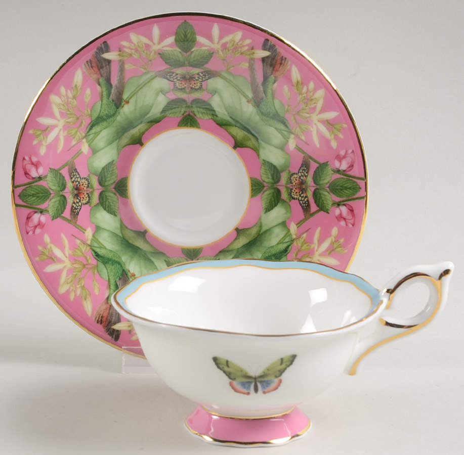 Wonderlust Footed Cup & Saucer Set by Wedgwood-1