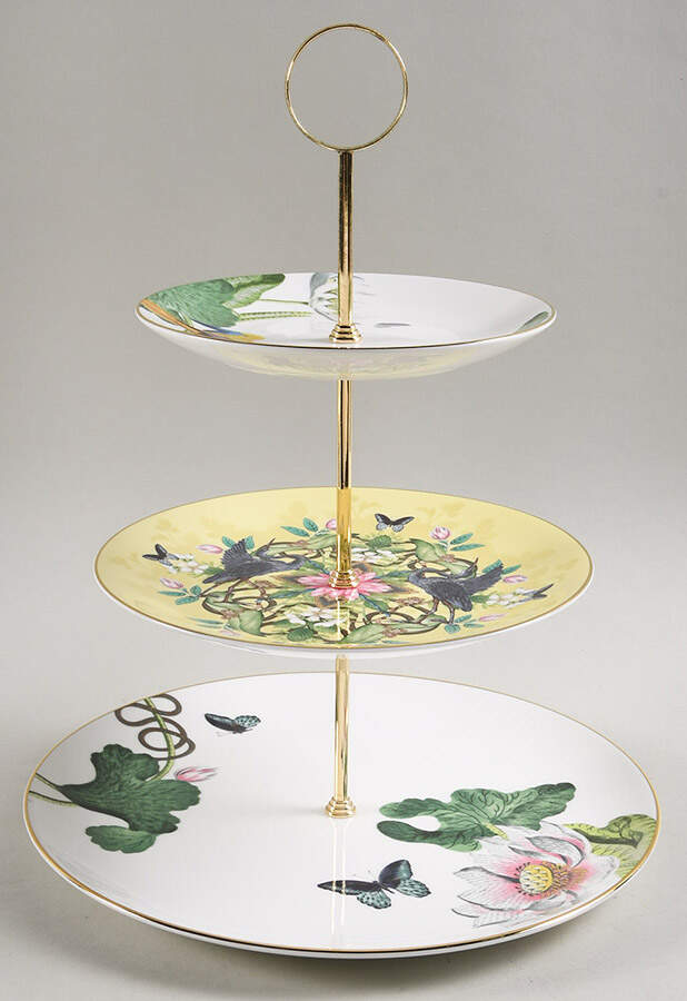 Wonderlust 3 Tier Pedestal Stacking Cake Stand by Wedgwood-1