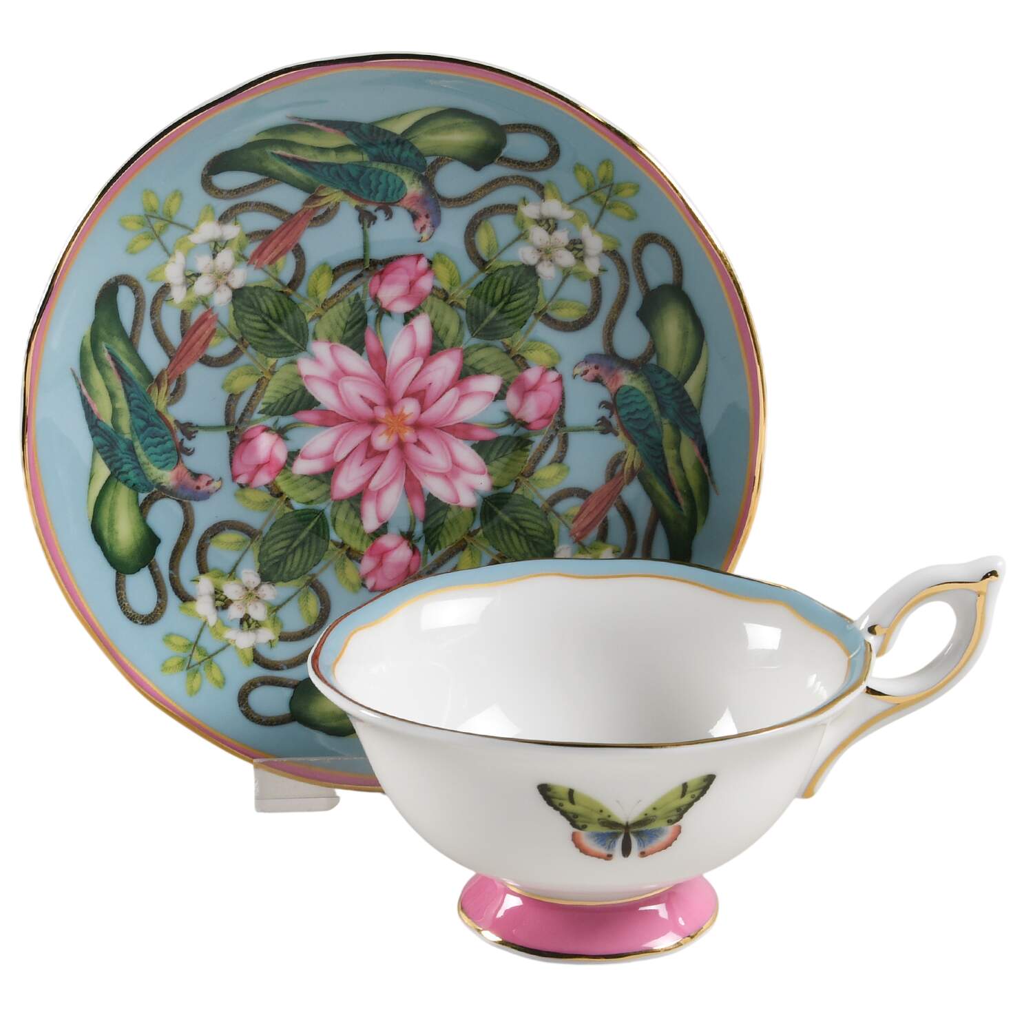 Wonderlust Footed Cup & Saucer Set by Wedgwood-1