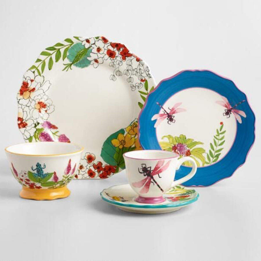 Fiji Salad Plate by World Market-1
