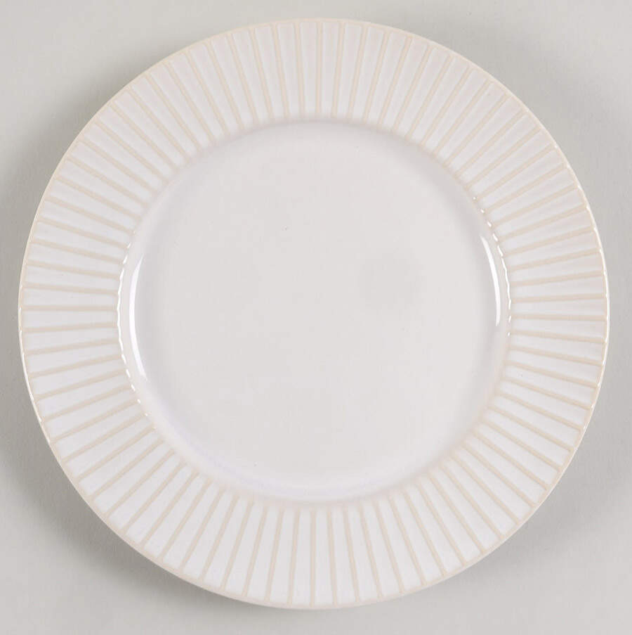 Textured White Salad Plate by West Elm-1