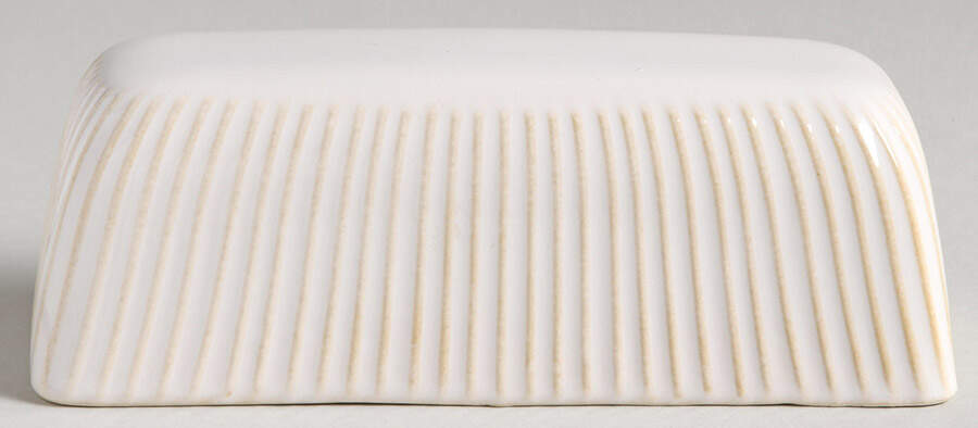 Textured White Lid for 1/4 Lb Butter by West Elm-1