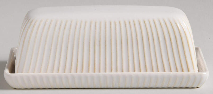 Textured White 1/4 Lb Covered Butter by West Elm-1