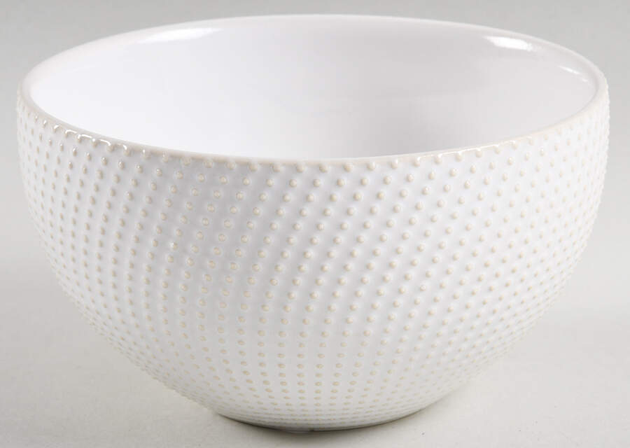 Textured White Soup/Cereal Bowl by West Elm-1