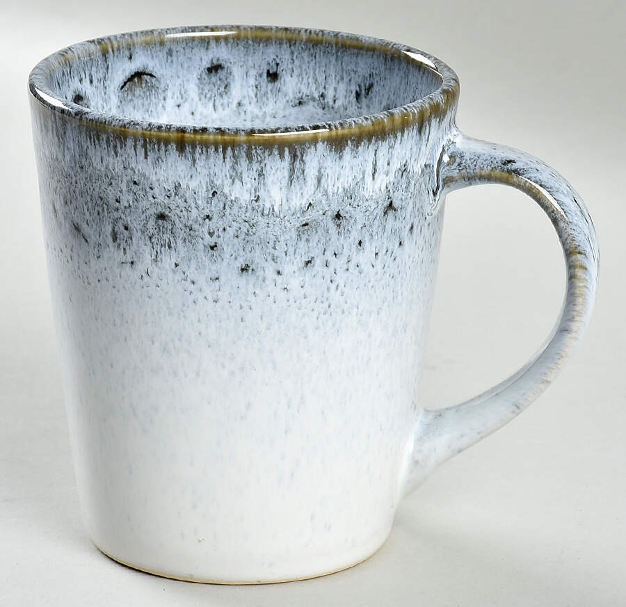 Reactive Glaze Black White Mug by West Elm-1