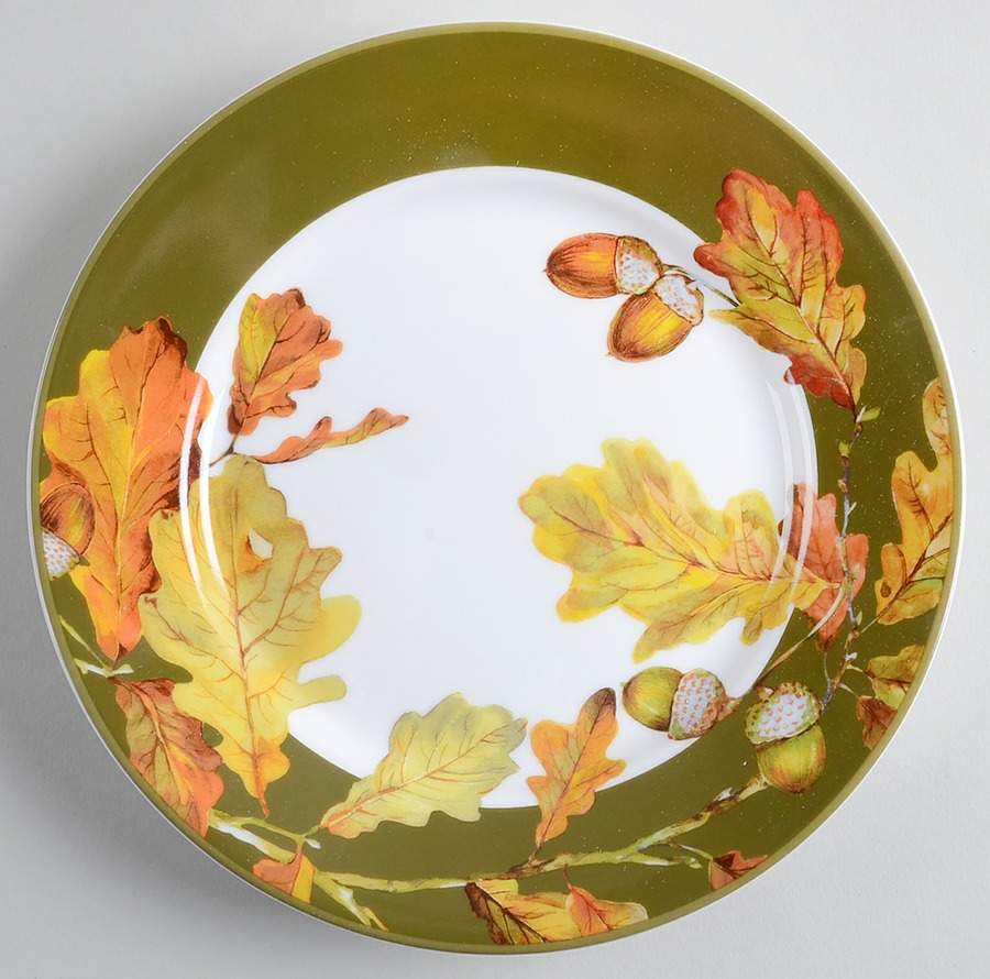Botanical Acorn Salad Plate by Williams-Sonoma-1