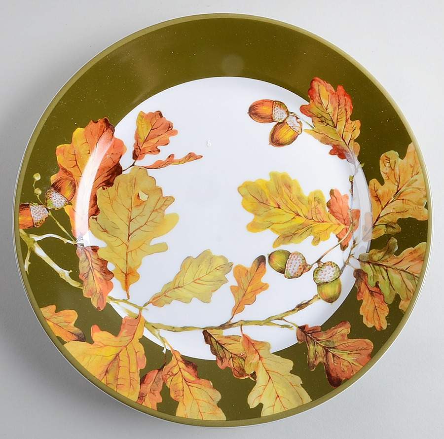 Botanical Acorn Dinner Plate by Williams-Sonoma-1