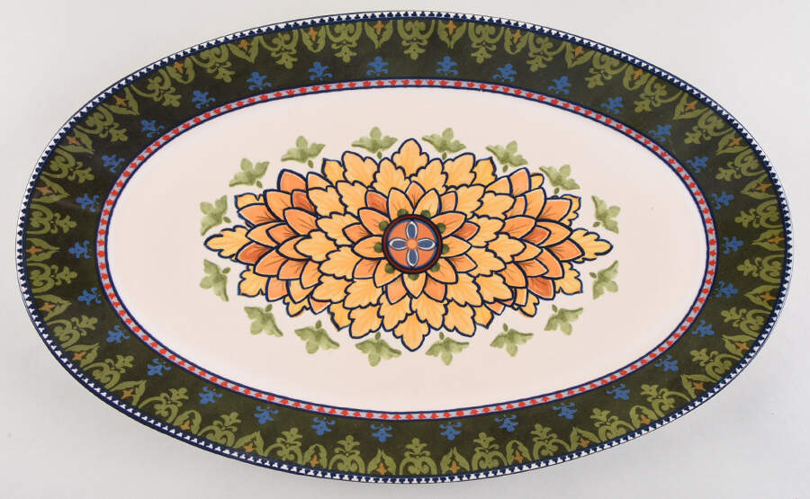 Sicily 17" Oval Serving Platter by Williams-Sonoma-1