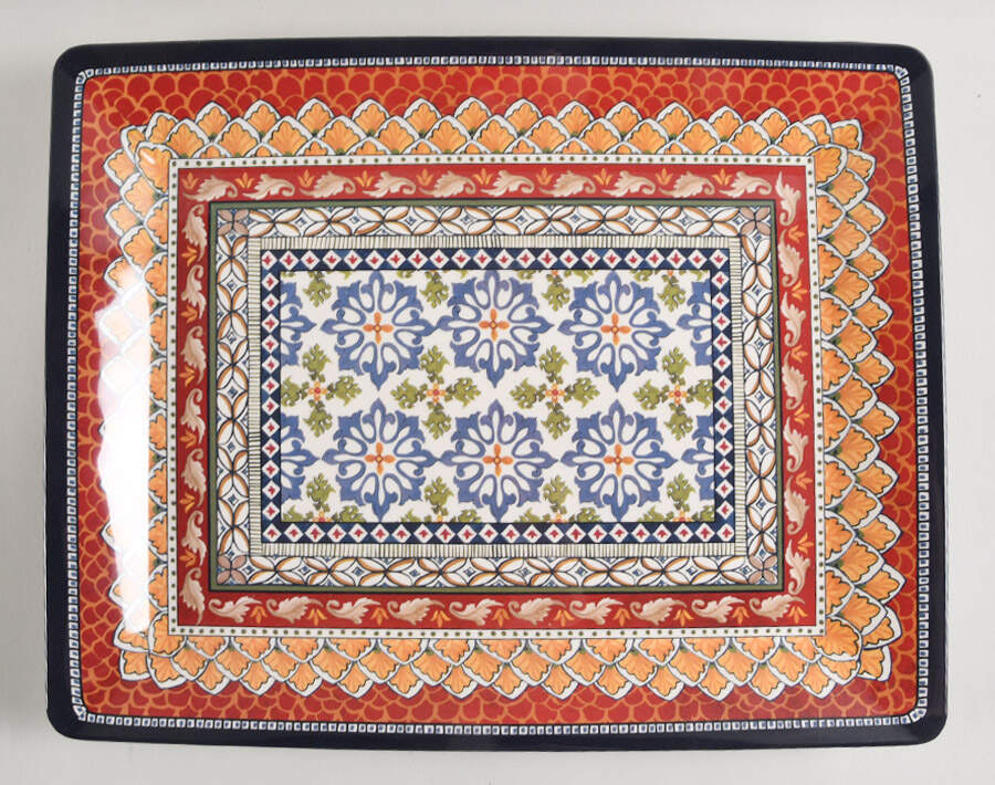 Sicily 16" Melamine Sandwich Tray by Williams-Sonoma-1