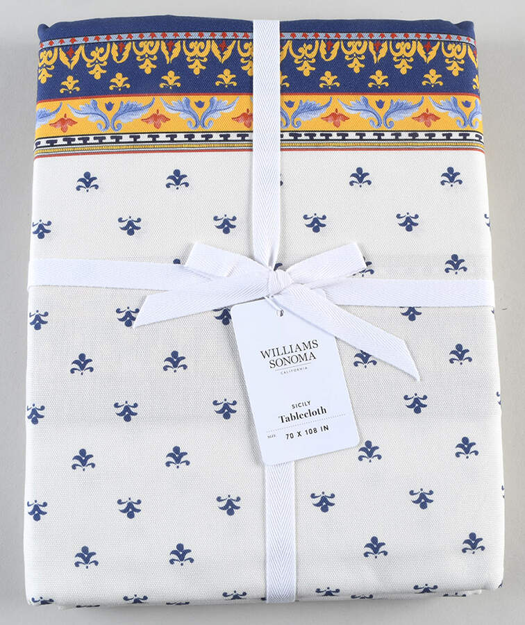 Sicily 70" X 108" Rectangular Tablecloth by Williams-Sonoma-1