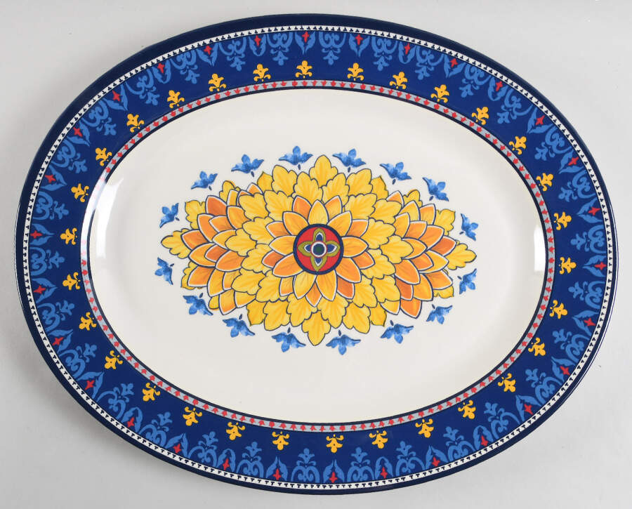 Sicily 17" Melamine Oval Serving Platter by Williams-Sonoma-1