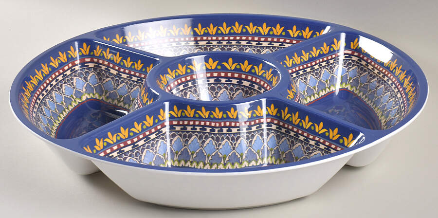 Sicily 1 Piece Melamine Chip & Dip by Williams-Sonoma-1