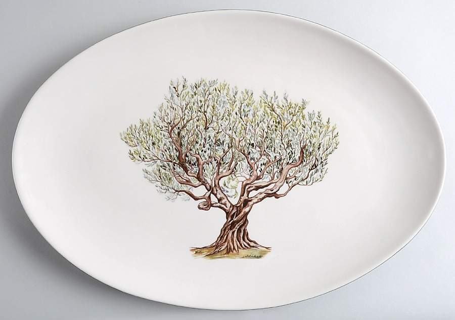 Napa Farmhouse 19" Oval Serving Platter by Williams-Sonoma-1