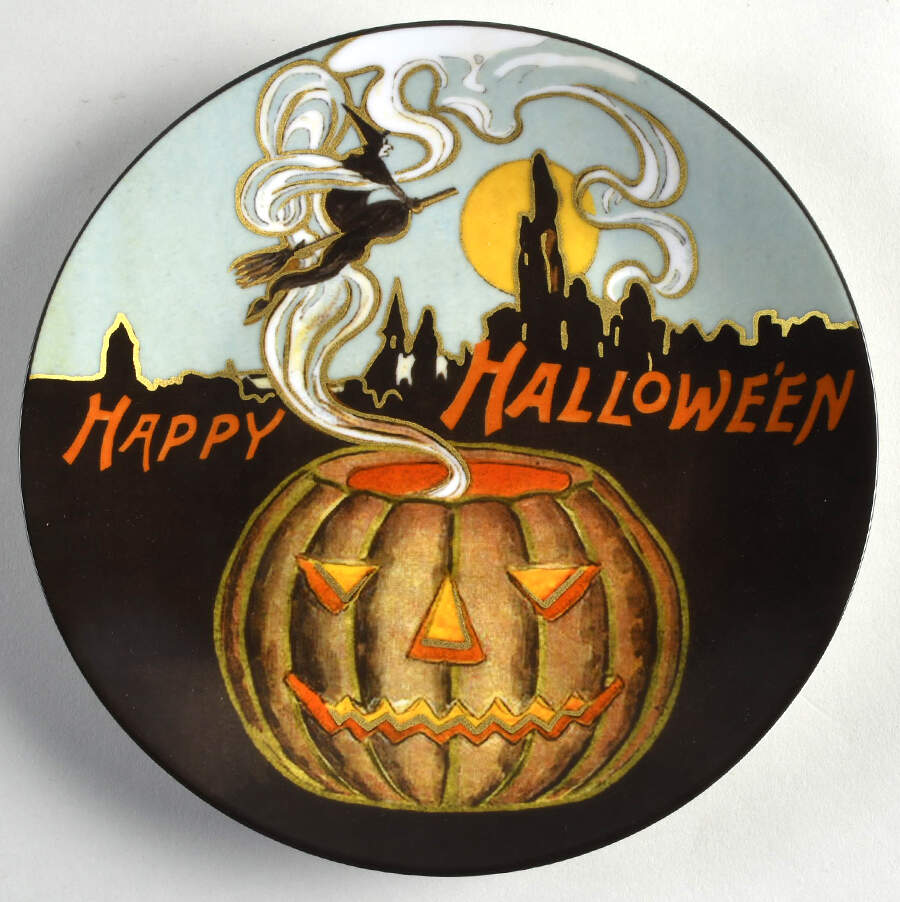 Vintage Halloween Salad Plate by Williams-Sonoma-1