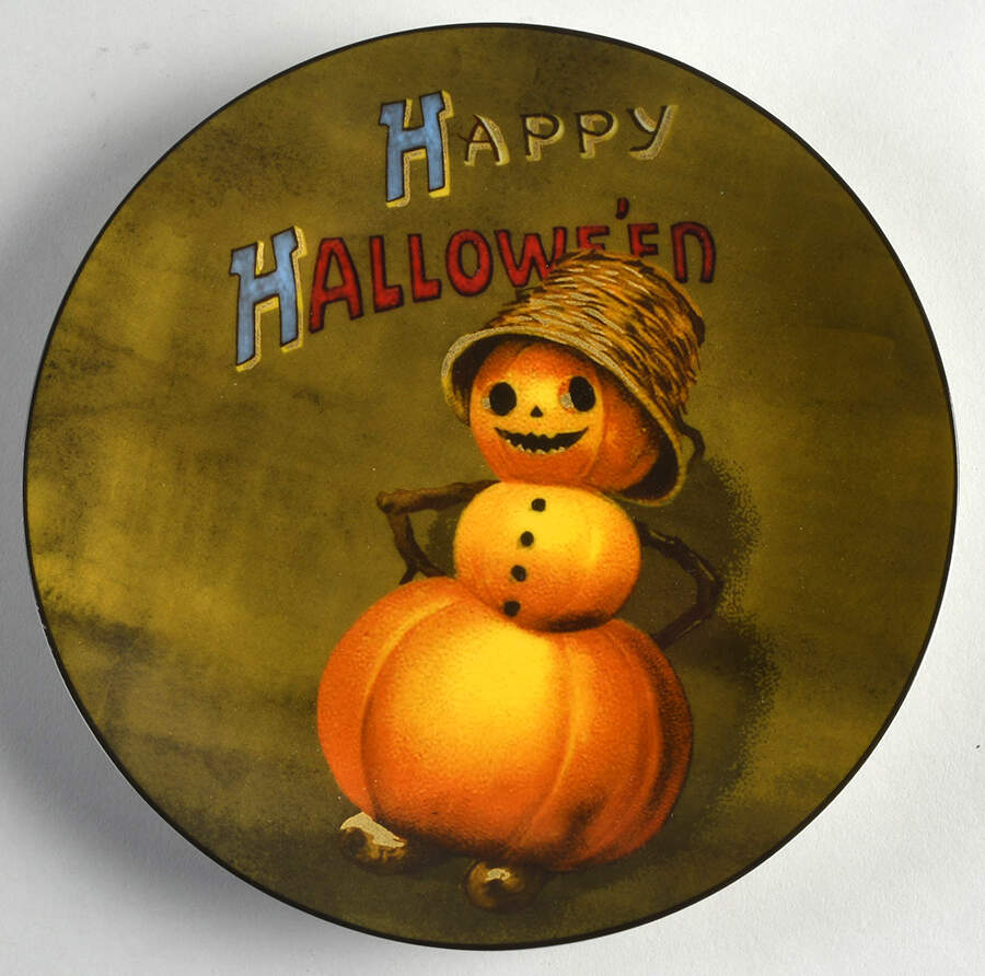 Vintage Halloween Salad Plate by Williams-Sonoma-1