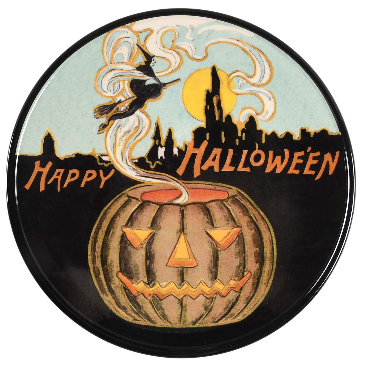 Vintage Halloween Melmac/Melamine Child's Plate by Williams-Sonoma-1