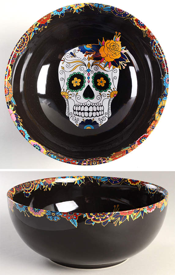 Day of the Dead 11" Round Serving Bowl by Williams-Sonoma-1