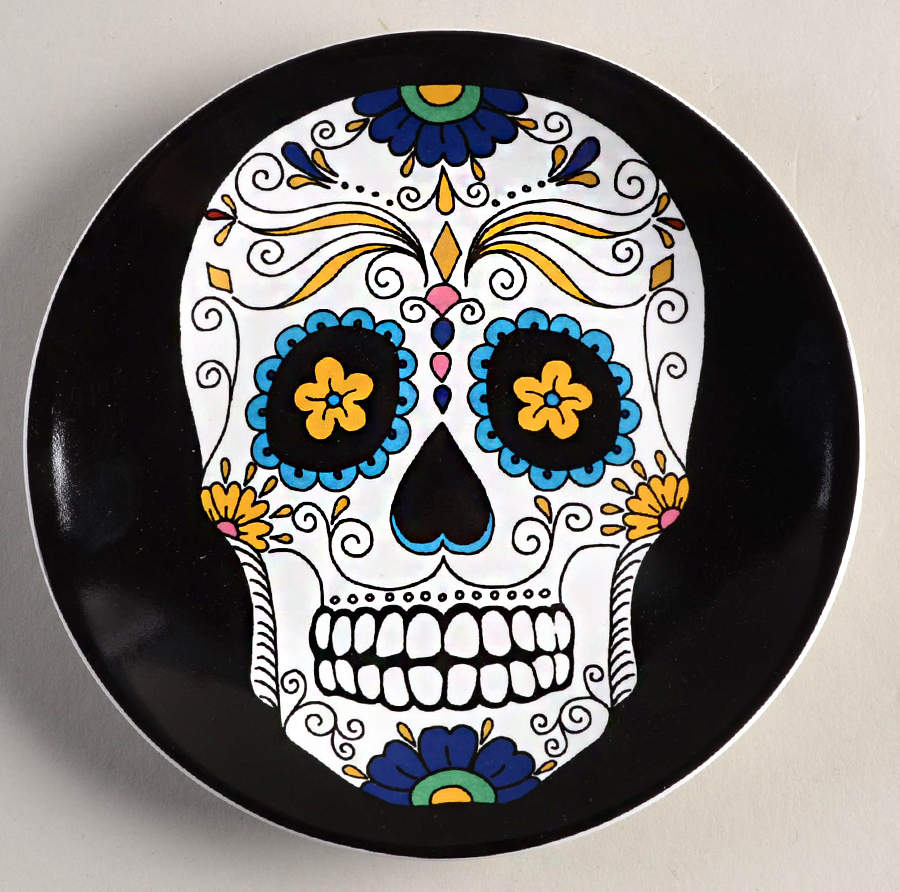 Day of the Dead Appetizer Plate by Williams-Sonoma-1