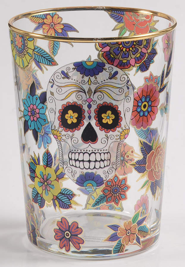 Day of the Dead Glassware Tall Tumbler by Williams-Sonoma-1