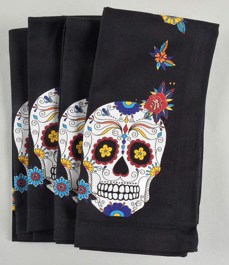 Day of the Dead Cloth Napkin - Set of 4 by Williams-Sonoma-1