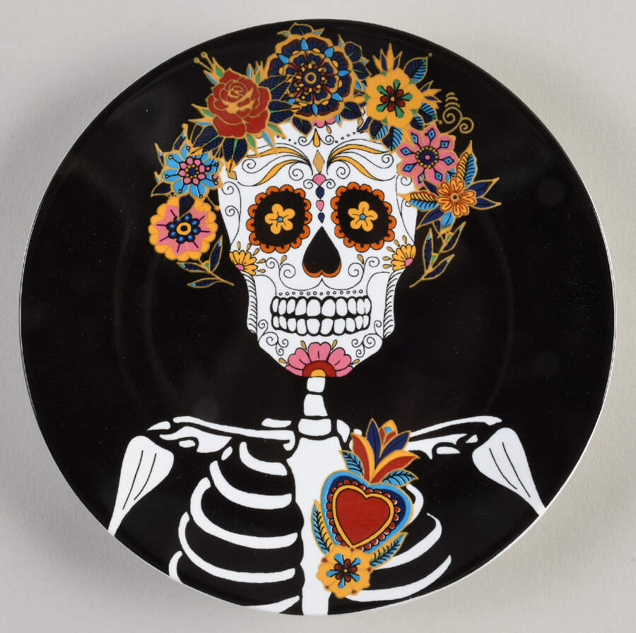 Day of the Dead Appetizer Plate by Williams-Sonoma-1