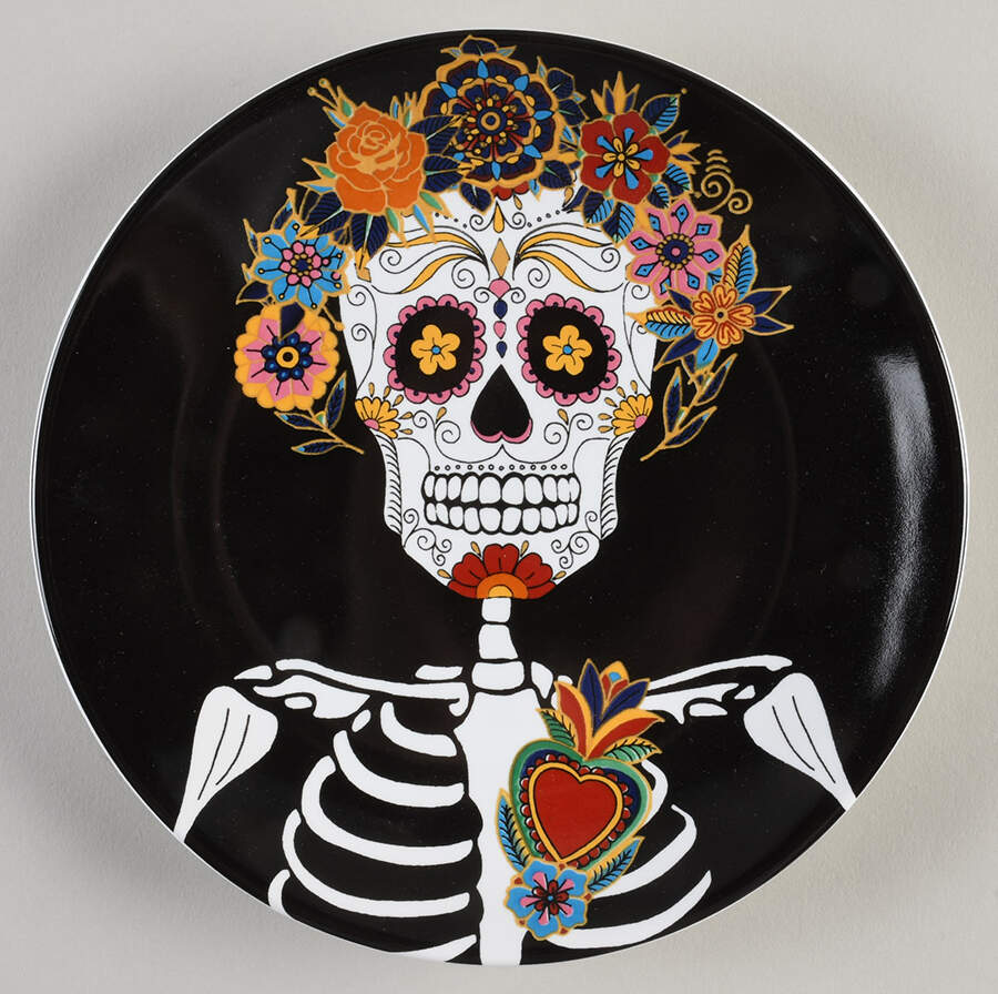Day of the Dead Appetizer Plate by Williams-Sonoma-1