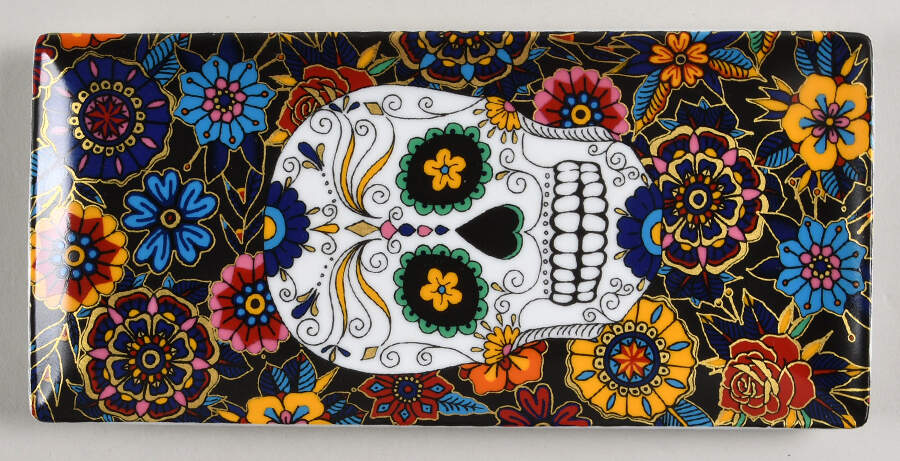 Day of the Dead 9" Rectangular Tray by Williams-Sonoma-1