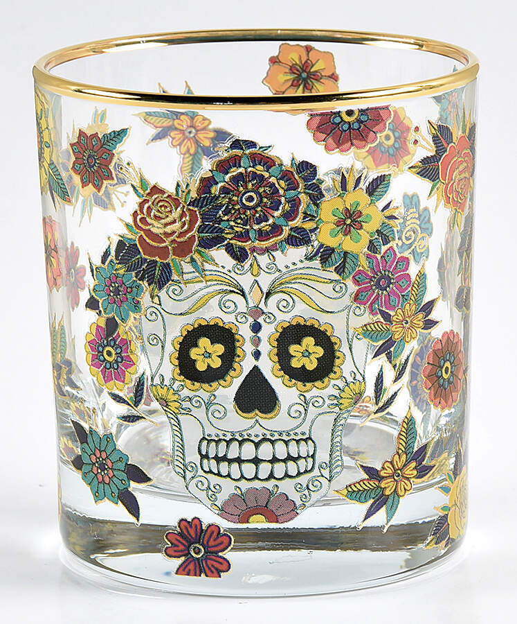Day of the Dead 12 Oz Glassware Tumbler by Williams-Sonoma-1