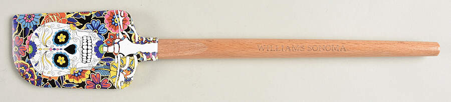 Day of the Dead Silicone & Wood Spatula by Williams-Sonoma-1