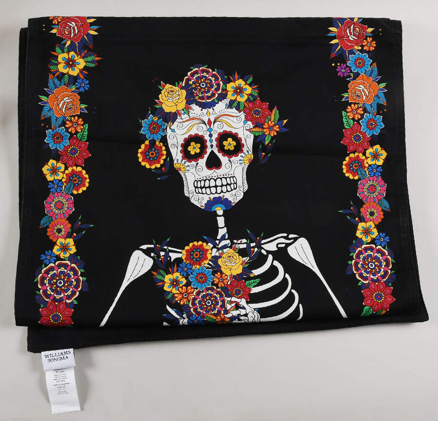Day of the Dead 16" X 108" Cloth Table Runner by Williams-Sonoma-1