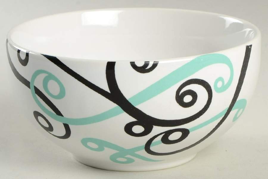 Elodie Turquoise Coupe Cereal Bowl by Windham Park-1