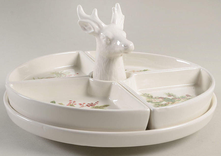 Woodland Berry 5 Pc Lazy Susan (4 LASSM1 & LASC) by Williams-Sonoma-1