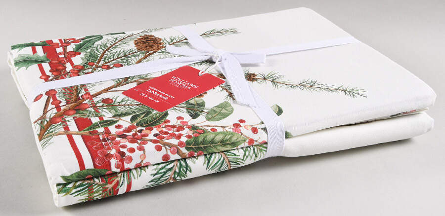 Woodland Berry 70" X 126" Rectangular Tablecloth by Williams-Sonoma-1
