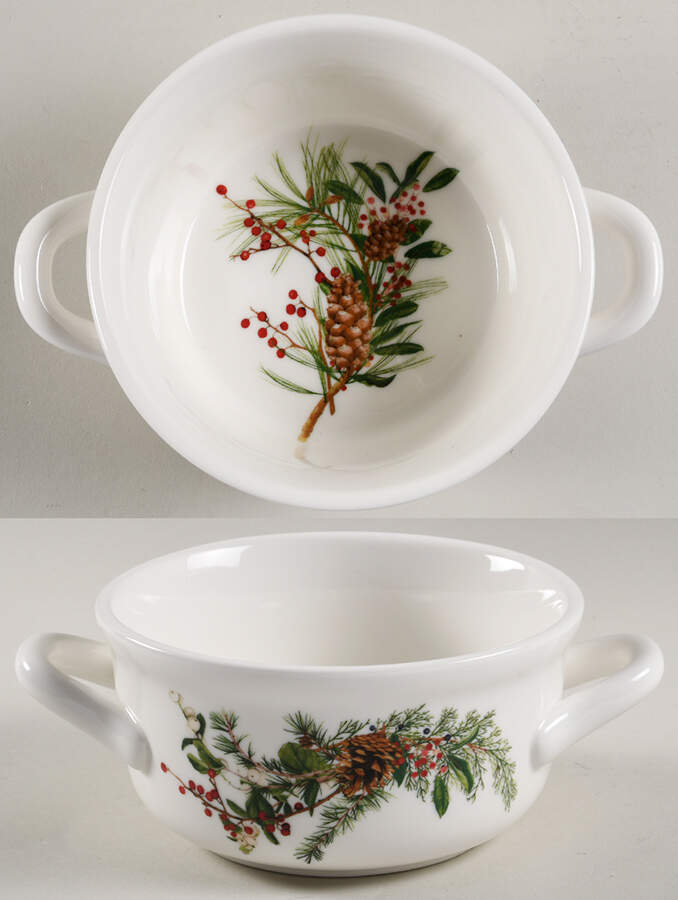 Woodland Berry Individual Handled Soup Bowl by Williams-Sonoma-1