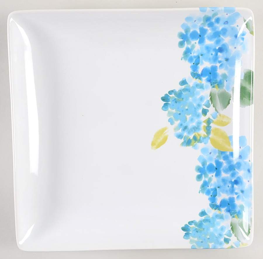 Hydrangea Dream Square Dinner Plate by Windham Park-1