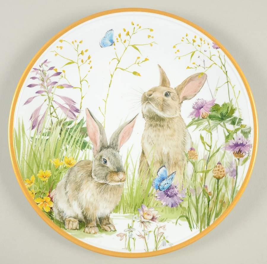 Floral Meadow Melmac/Melamine Child's Plate by Williams-Sonoma-1
