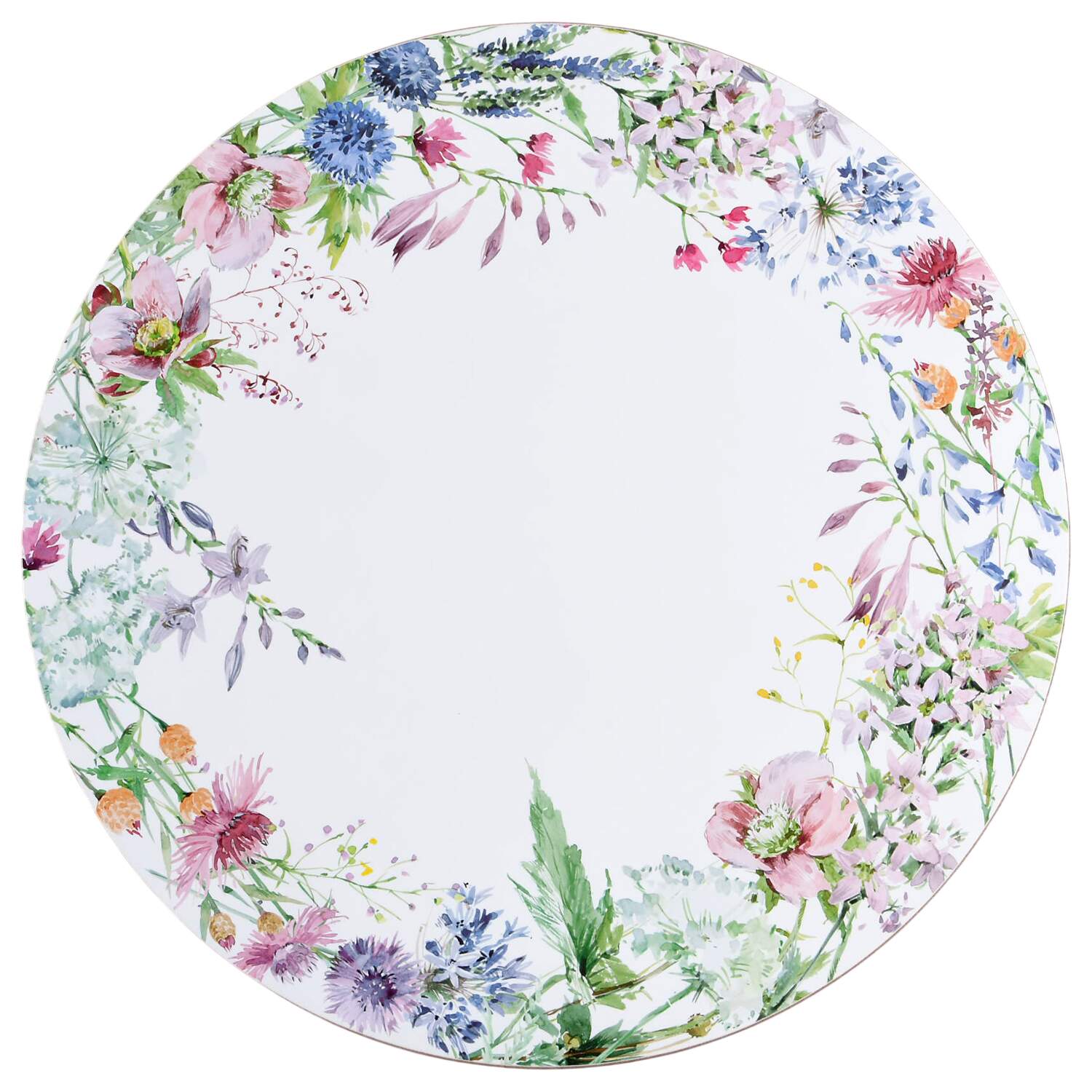 Floral Meadow Round Placemat with Cork Back by Williams-Sonoma-1
