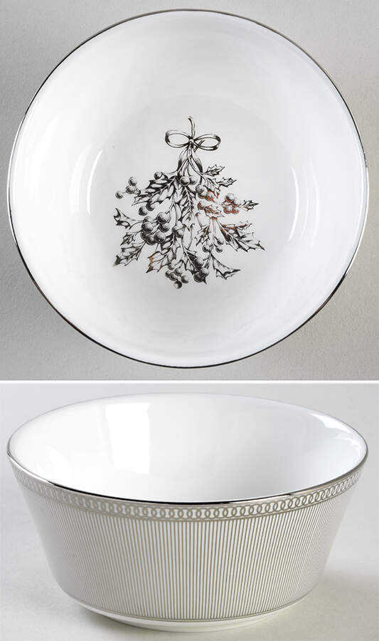Winter White Fruit/Dessert (Sauce) Bowl by Wedgwood-1