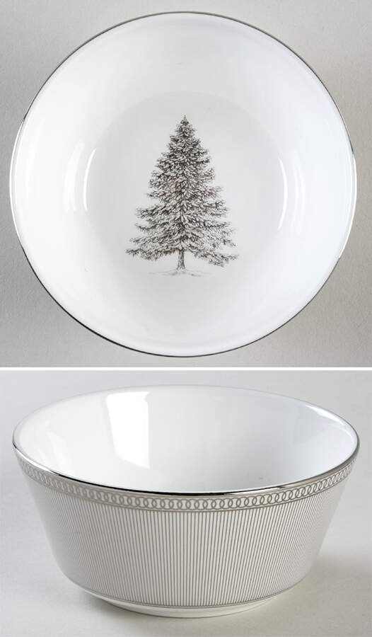 Winter White Fruit/Dessert (Sauce) Bowl by Wedgwood-1
