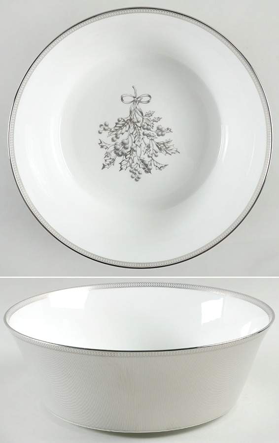 Winter White 10" Round Serving Bowl by Wedgwood-1