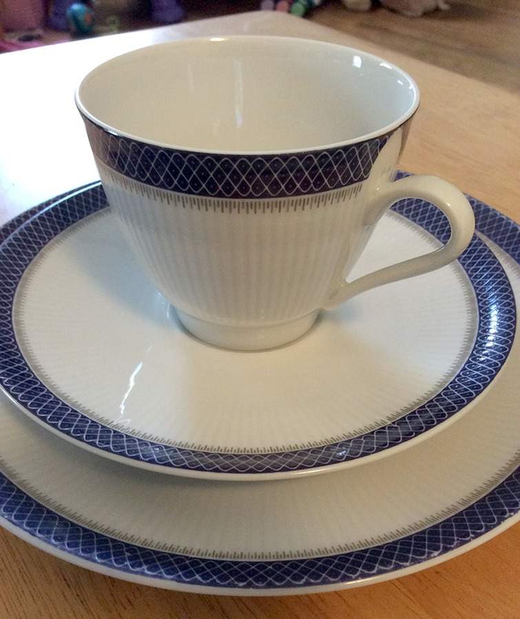 WIG1499 Flat Cup & Saucer Set by Winterling - Bavaria-1