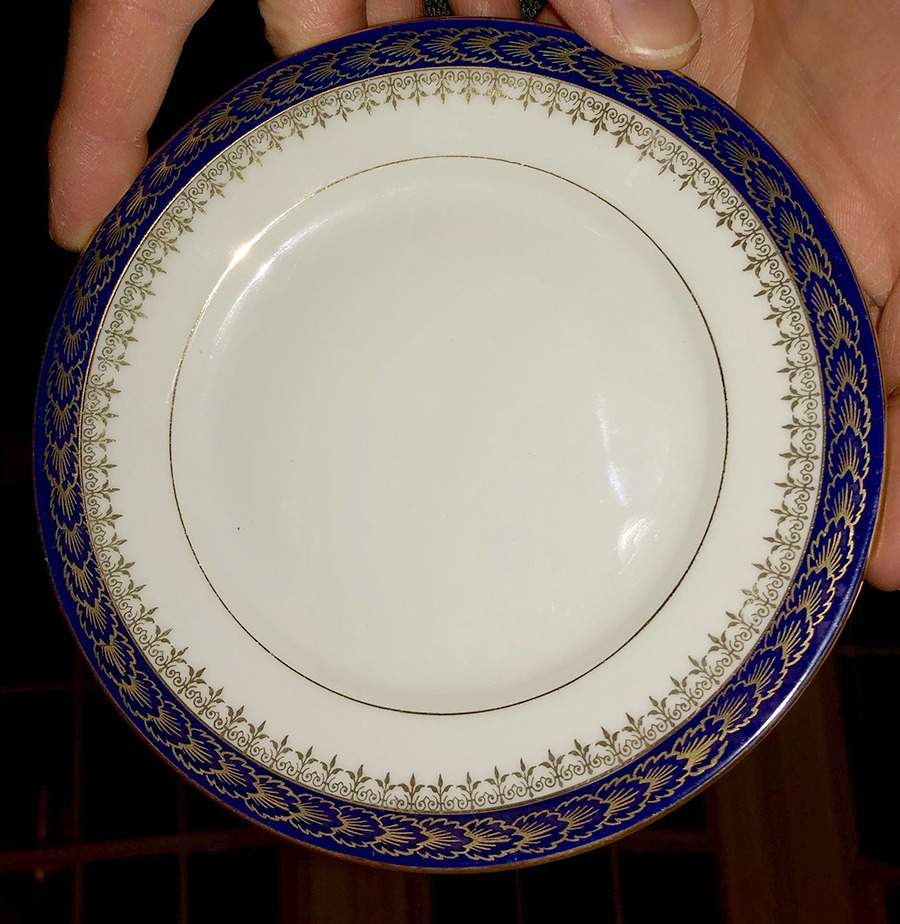 7700 Bread & Butter Plate by White Block-1