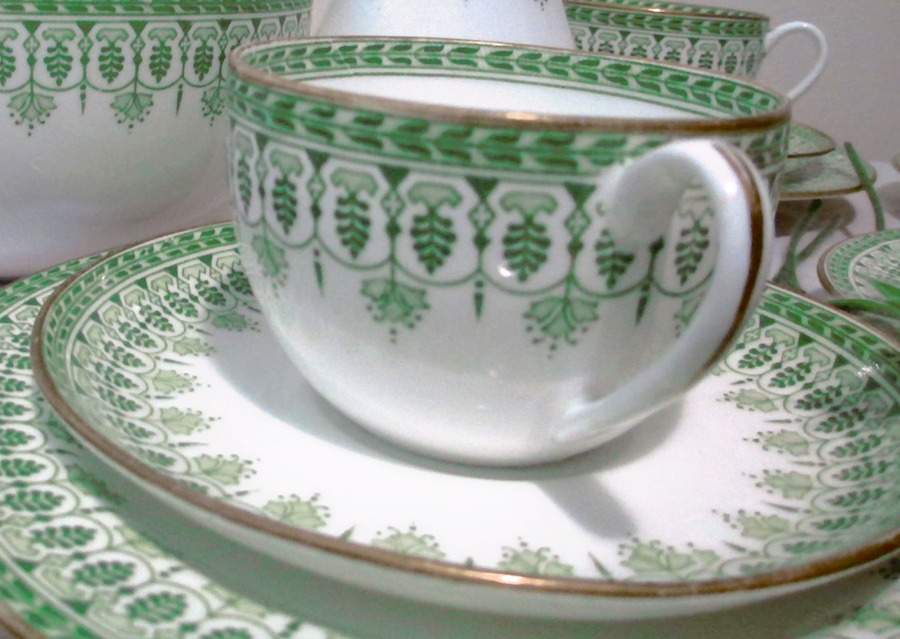 WW698 Flat Cup & Saucer Set by Wedgwood-1