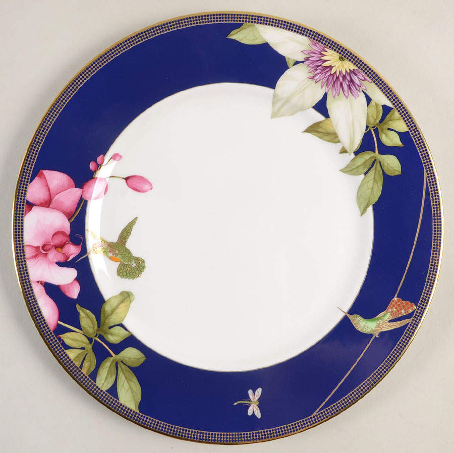 Hummingbird Blue Dinner Plate by Wedgwood-1