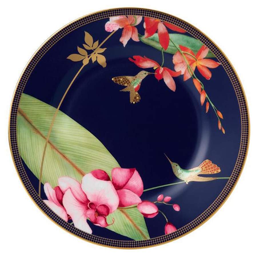 Hummingbird Blue Salad Plate by Wedgwood-1