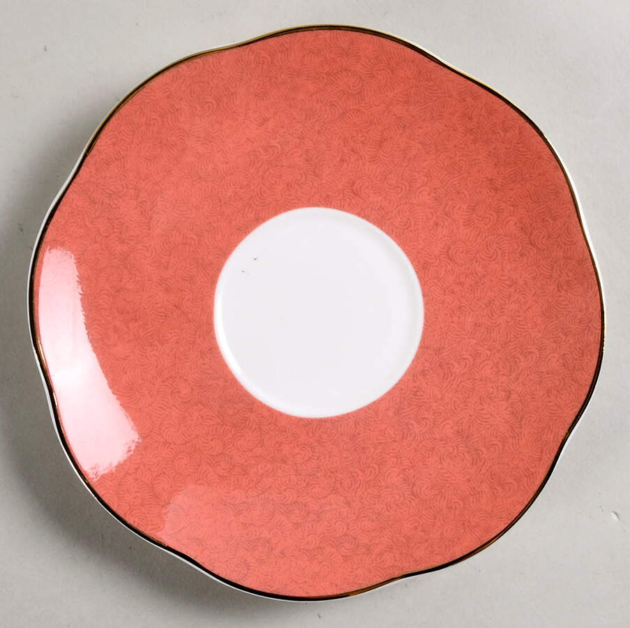 Paeonia Blush Saucer for Footed Cup by Wedgwood-1