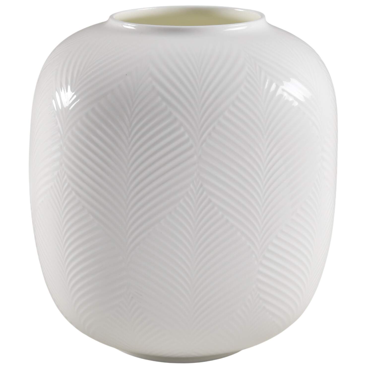 White Folia 8" Vase by Wedgwood-1